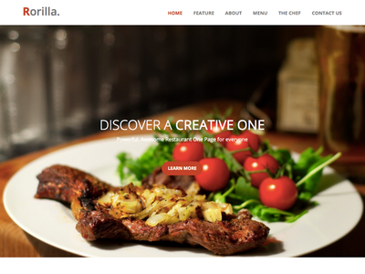 罗里拉。 - 餐厅一页(Rorilla. - Restaurant One Page)