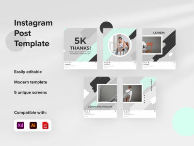 社交媒体帖子模板(Social Media Post Template)