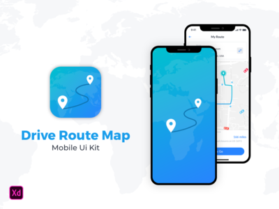 驾驶路线图导航应用程序(Drive Route Map Navigation App)