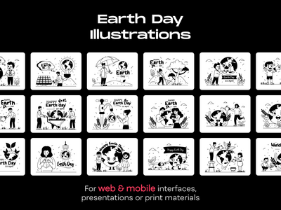 25 个地球日插图(25 Earth Day Illustrations)