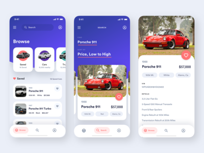 汽车市场概念(Car Marketplace Concept)
