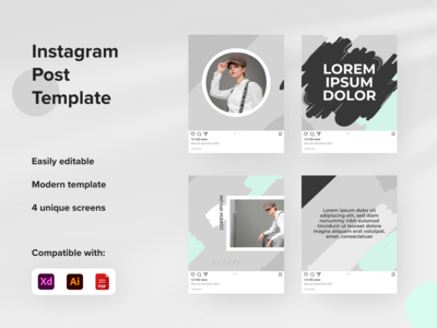 社交媒体帖子模板(Social Media Post Template)