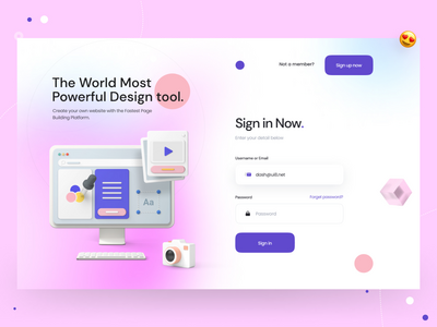 SaaS - 登录页面设计(SaaS - Sign in Page Design)