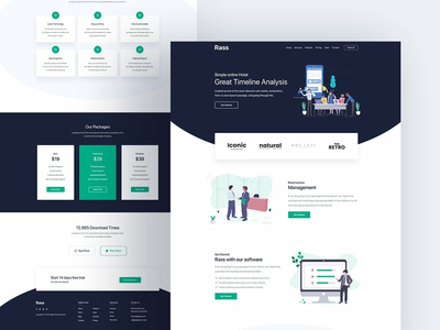SaaS、启动和代理登陆页面模板 - SaaS 模板(SaaS, Startup & Agency Landing Page Template - SaaS Template)