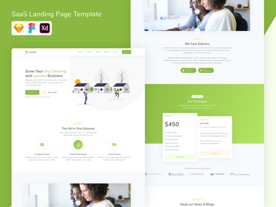 Saas 登陆页面 UI 工具包(Saas Landing Page UI Kit)