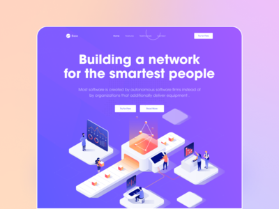 萨斯登陆页面(Saas Landing page)