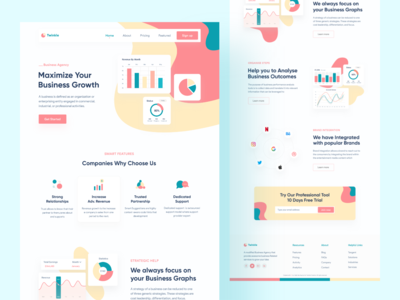 Saas登陆页面设计(Saas Landing Page Design)