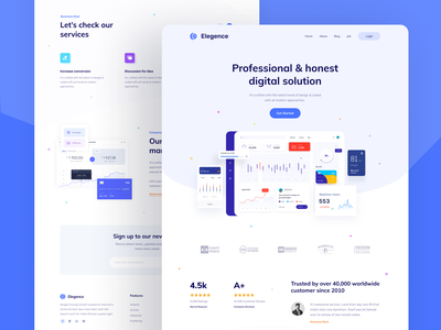 Saas 登陆页面 03(Saas Landing Page 03)