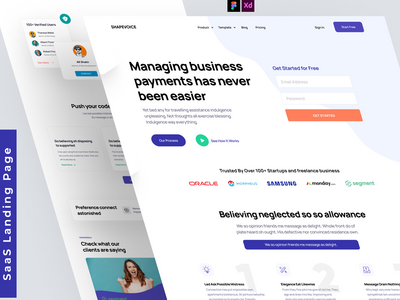 SaaS登陆页面(SaaS Landing Page)