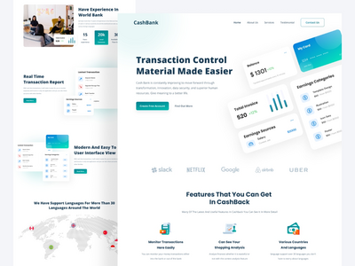 SaaS登陆页面银行(SaaS Landing Page Bank)