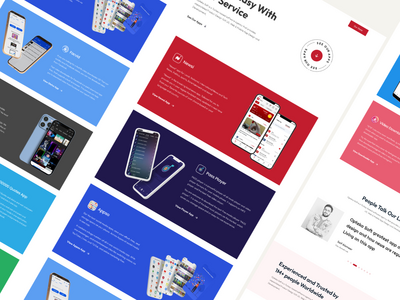 SaaS 移动应用登陆页面(SaaS Mobile App Landing Page)
