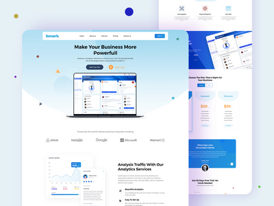 Saas 现代登陆页面(Saas Modern Landing Page)