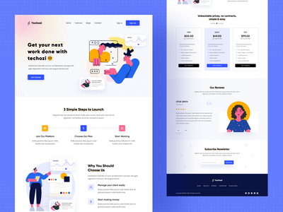 Saas - 产品登陆页面(Saas - Product Landing Page)
