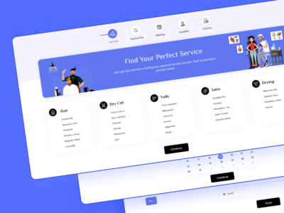 轿车预订网站(Saloon Booking Website)