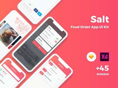 盐食品订单 UI 套件(Salt Food Order UI Kit)