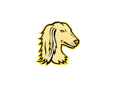 萨路基或波斯灰狗吉祥物(Saluki or Persian Greyhound Mascot)