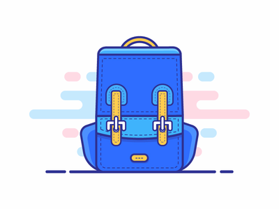 书包图(School Bag Illustration)