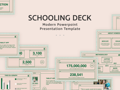 上学的PowerPoint演示模板(Schooling PowerPoint Presentation Template)