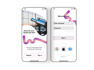 登录屏幕应用程序(Login screen app)