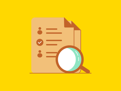 搜索工作图标(Searching Job Icon)