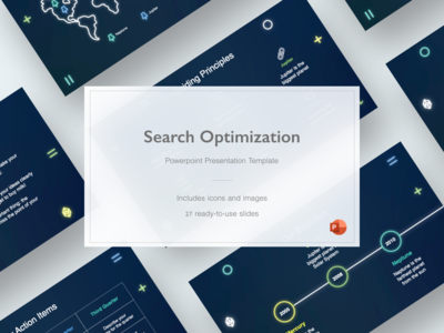 搜索优化甲板 - 终极演示模板(Search Optimization Deck - Ultimate Presentation Template)