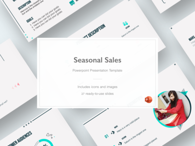 季节性销售平台 - 终极演示模板(Seasonal Sales Deck - Ultimate Presentation Template)