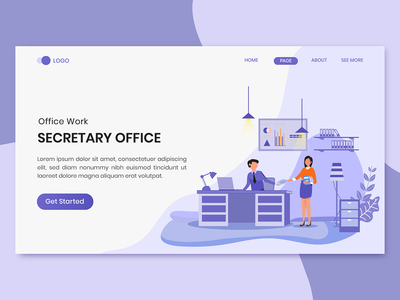 秘书办公室业务人员登陆页面(Secretary Office  Business Worker Landing Page)