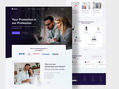 安全登陆页面设计(Security Landing Page Design)