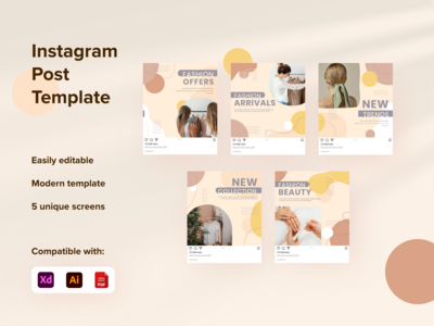 社交媒体帖子模板(Social Media Post Template)