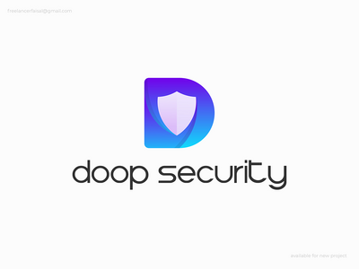 安全标志设计 | D 字母徽标 |标志设计(Security Logo Design | D Letter Logo | Logo Design)