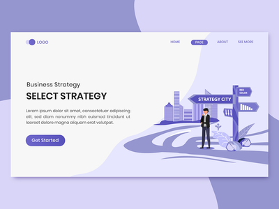 选择策略营销登陆页面(Select Strategy Marketing Landing Page)