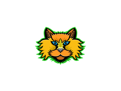 塞尔柯克雷克斯猫吉祥物(Selkirk Rex Cat Mascot)