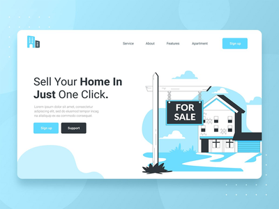 出售您的家庭网页标题(Sell Your Home Web Header)