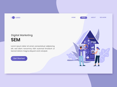 SEM营销登陆页面(Sem Marketing Landing Page)