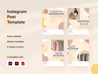 社交媒体帖子模板(Social Media Post Template)