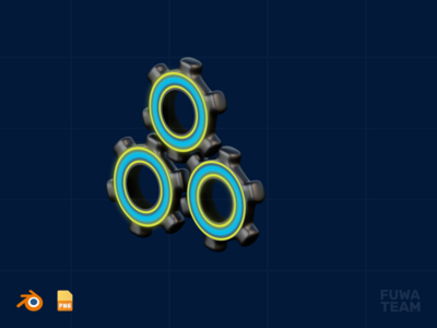 设置 - 3D Metaverse 插图包(Setting - 3D Metaverse illustration pack)