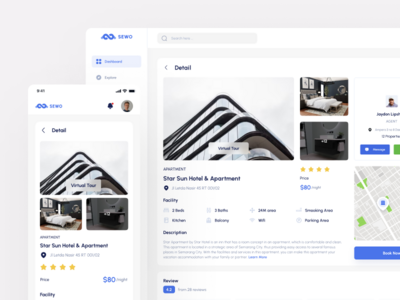 Sewo - 房地产仪表板（详细建筑）(Sewo - Real Estate Dashboard (Detail Building))