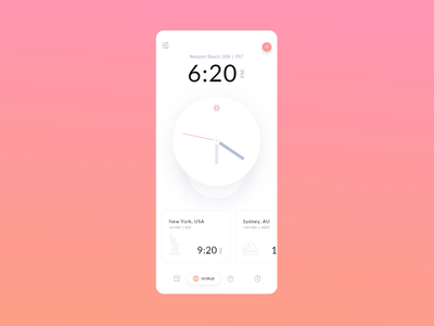 iOS 时钟应用灯(iOS Clock App Light)