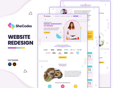 SheCodes 网站重新设计(SheCodes Website Redesign)