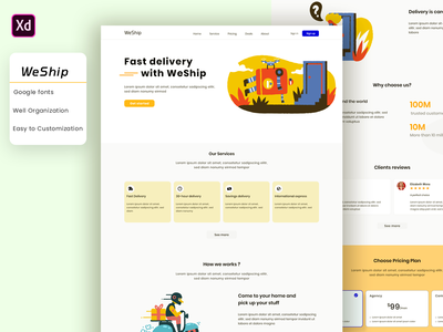 [登陆页面] - WeShip([Landing page] - WeShip)