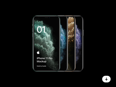 iPhone 11 Pro 样机-PSD(iPhone 11 Pro Mockup - PSD)