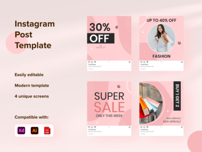 社交媒体帖子模板(Social Media Post Template)