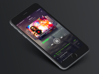 音乐播放器 Ios ui 套件(Music Player Ios ui kit)