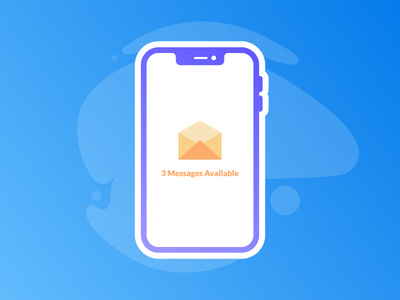 Iphone X 渐变图标(Iphone X gradient icon)