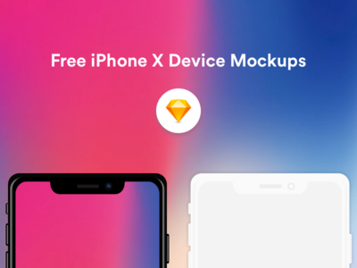 iPhone X 免费设备模型(IPhone X free device mockups)