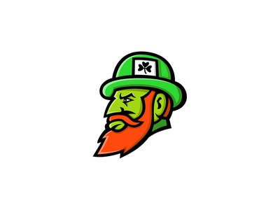 妖精头吉祥物(Leprechaun Head Mascot)