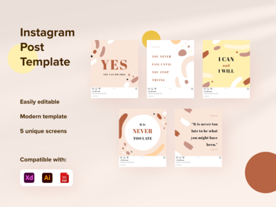 社交媒体帖子模板(Social Media Post Template)