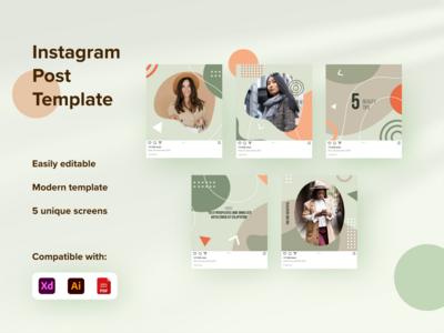 社交媒体帖子模板(Social Media Post Template)