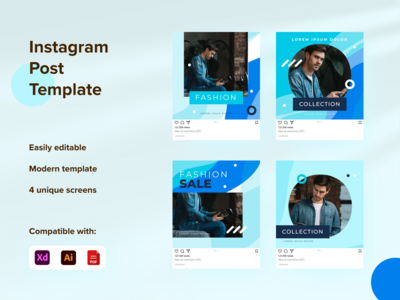 社交媒体帖子模板(Social Media Post Template)