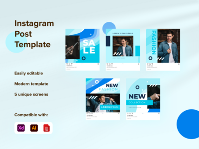 社交媒体帖子模板(Social Media Post Template)